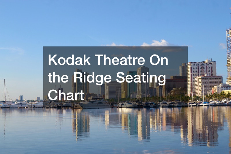 Kodak Theatre On the Ridge Seating Chart