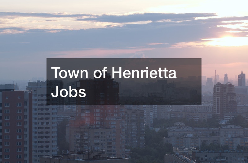 Town of Henrietta Jobs
